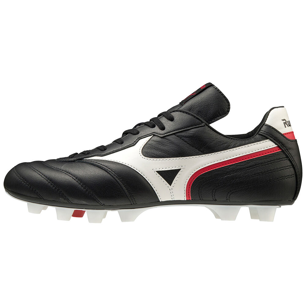 Mizuno Men's Morelia Zero Japan Soccer Cleats Black/White/Red (P1GA203501-TPN)